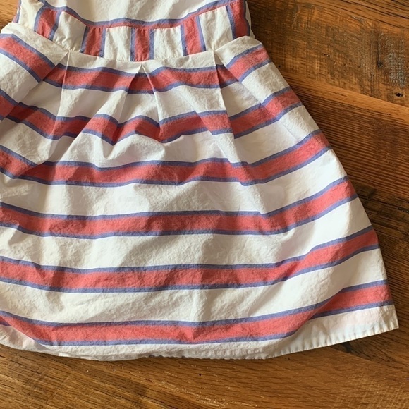 Janie and Jack Red and Blue Pleated Sundress - Picture 3 of 9